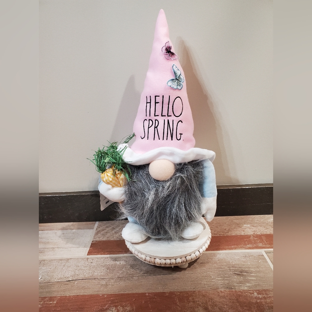 Rae Dunn Hello Spring Gnome-NWT